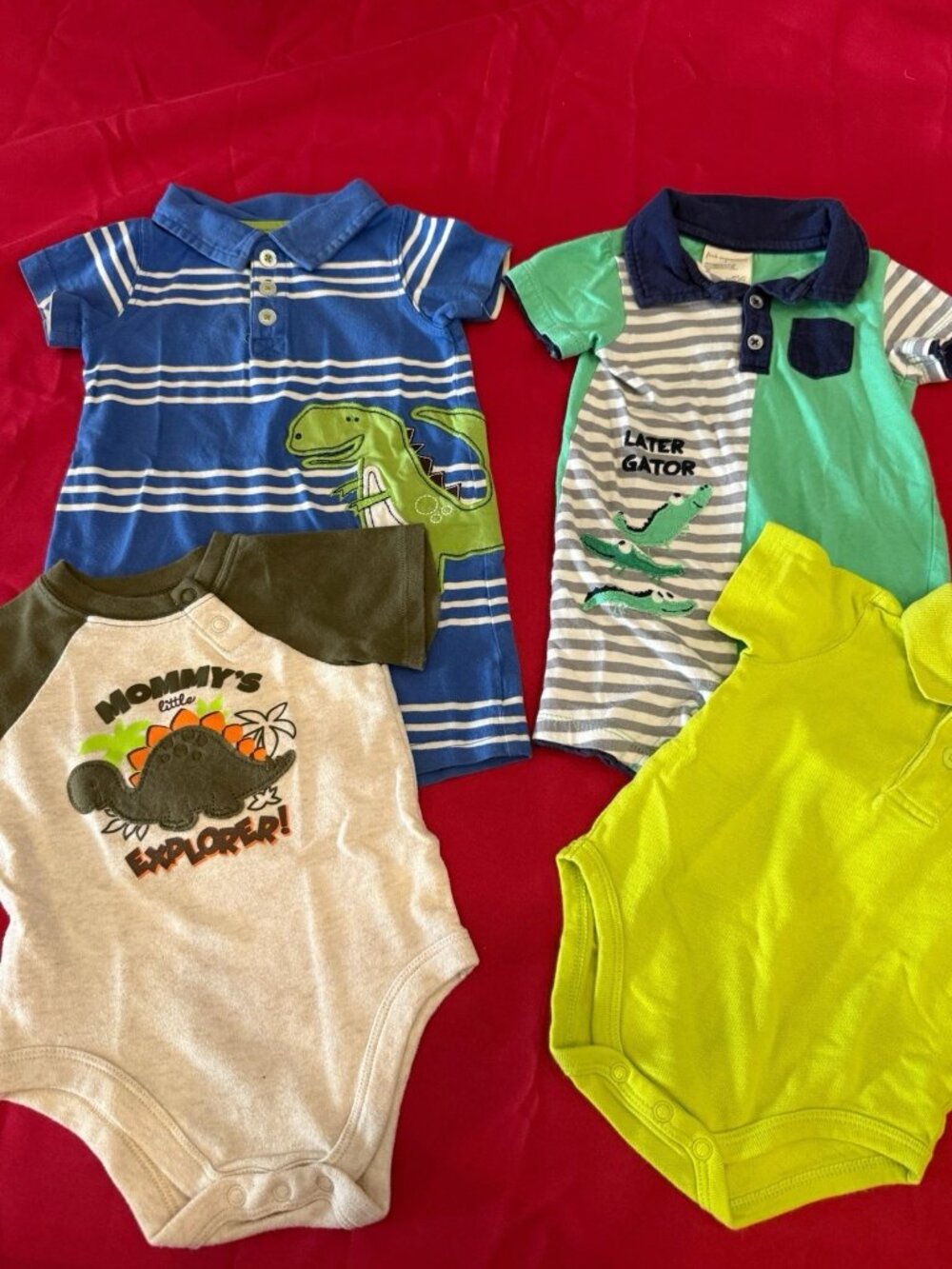 Buendle Baby Boy 4 Pieces Multicolor Size 3-9 Months